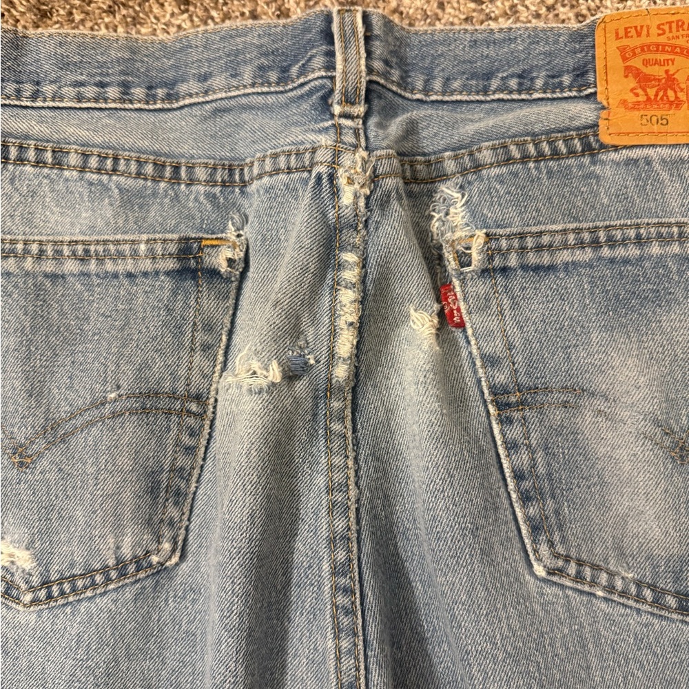 Levis 505 Jeans Size 34x34 - Picture 3 of 7